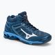 Кросівки волейбольні чоловічі Mizuno Wave Voltage Mid синьо-блакитні V1GA216521