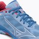 Кросівки для тенісу жіночі Mizuno Wave Exceed Light CC блакитні 61GC222121 9