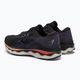 Жіночі бігові кросівки Mizuno Wave Sky 6 чорний/квіссілвер/гарячий корал 3