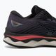 Жіночі бігові кросівки Mizuno Wave Sky 6 чорний/квіссілвер/гарячий корал 10