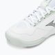 Дитячі гандбольні кросівки Mizuno Stealth Star 2 Jr білі/сірі/зелені 7