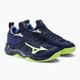 Кросівки баскетбольні Mizuno Wave Dimension evening blue/tech green/lolite 5