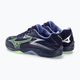 Чоловічі волейбольні туфлі Mizuno Thunder Blade Z вечірні сині/технологічні зелені/олітні 4