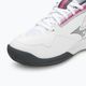 Жіночі тенісні туфлі Mizuno Break Shot 4 AC білі / рожеві тетра / турбулентність 7