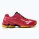 Кросівки для волейболу чоловічі Mizuno Wave Voltage radiant red/white/carrot curl 2