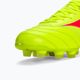Кросівки футбольні чоловічі Mizuno Morelia II Pro MD safety yellow/fiery coral 2/galaxy silver 8