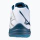 Чоловічі волейбольні кросівки Mizuno Thunder Blade Z Mid білі / темно-сині / сріблясті 10
