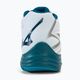 Чоловічі волейбольні кросівки Mizuno Thunder Blade Z Mid білі / темно-сині / сріблясті 6