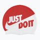 Шапочка для плавання Nike Jdi Slogan червоно-біла NESS9164-613