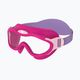 Дитяча маска для плавання Speedo Sea Squad Jr електрична рожева/бузкова/квіткова/прозора 6