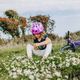Дитячий велосипедний шолом Hornit Unicorn фіолетовий/білий 11