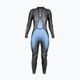 Гідрокостюм для триатлону жіночий HUUB Agilis Brownlee 3:3 чорно-блакитний FRE33WS