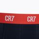 Чоловічі боксери CR7 Basic Trunk 3 pary grey melange/red/navy 10
