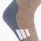 Шкарпетки трекінгові жіночі Brubeck BTR002 Trekking Light коричневі/сірі 4