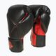 Боксерські рукавички для муай-тай DBX BUSHIDO "Hammer - Red" чорні/червоні 2