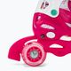 Дитячі роликові ковзани HUMBAKA Starjet LED 3в1 рожеві 13