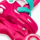 Дитячі роликові ковзани HUMBAKA Starjet LED 3в1 рожеві 20