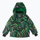 Дитяча гірськолижна куртка Reima Kairala чорна/зелена