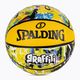 Баскетбольний м'яч Spalding Graffiti 7 зелено-жовтий 2000049338