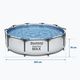 Басейн Bestway Steel Pro Max Pool 305 x 76 см сірий 4