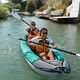 Надувна байдарка 3-х місна 12’6″ Aqua Marina Recreational Kayak зелена Laxo-380 5