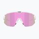 Велосипедні окуляри Bliz Breeze Small S3+S0 матові білі/коричневі рожеві мульти/прозорі 3