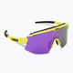 Велосипедні окуляри Bliz Breeze S3+S1 матові неонові жовті/коричневі фіолетові мульти/рожеві 2