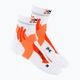 Шкарпетки для бігу чоловічі X-Socks Marathon 4.0 U помаранчево-білі RS11S19U-W017