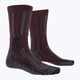 Шкарпетки для трекінгу X-Socks Trek X Merino LT бордові TS03S19U-R008 4