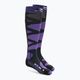 Лижні шкарпетки X-Socks Ski Control 4.0 вугільно-меланжеві/фіолетові