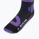 Лижні шкарпетки X-Socks Ski Control 4.0 вугільно-меланжеві/фіолетові 3