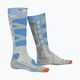 Шкарпетки лижні  жіночі X-Socks Ski Control 4.0 сіро-сині XSSSKCW19W 4