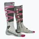 Шкарпетки лижні  жіночі X-Socks Ski Control 4.0 сіро-рожеві XSSSKCW19W 4