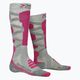 Шкарпетки лижні  жіночі X-Socks Ski Silk Merino 4.0 сірі XSSSKMW19W 4