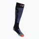 Шкарпетки лижні X-Socks Carve Silver 4.0 чорно-сірі XSSS47W19U