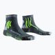 Шкарпетки для бігу X-Socks Xbs. Effektor Running сіро-зелені EF-RS01S21U-G086 6