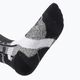 Жіночі лижні шкарпетки X-Socks Ski Rider 4.0 сірий меланж/опал чорний 3