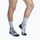 Чоловічі шкарпетки для бігу X-Socks Trailrun Perform Crew перлинно-сірі/вугільні 3