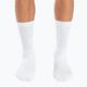 Чоловічі тенісні шкарпетки для бігу білі/зелені 2