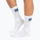 Чоловічі тенісні шкарпетки для бігу білі/зелені 4