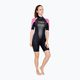 Гідрокостюм для дайвінгу жіночий Cressi Altum Wetsuit Shorty 3 mm black/pink 2