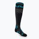 Шкарпетки гірськолижні чоловічі UYN Ski One Merino anthracite/turquoise 2