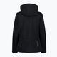 Куртка софтшел жіноча CMP Zip Hood чорна 39A5006 3