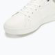 Чоловічі туфлі Aeronautica Militare з екошкіри з орлом білого кольору 7