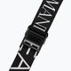 EA7 Ремінь для брюк Emporio Armani Allover Logo чорний/білий 2