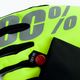 Велосипедні рукавиці 100%Hydromatic Waterproof neon yellow 4