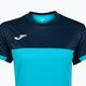 Футболка Joma Montreal SS fluor turquoise/navy 8