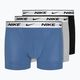 Чоловічі труси-боксери Nike Everyday Cotton Stretch Trunk 3 пари зоряний синій / сірий вовк / чорний білий