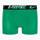 Чоловічі боксерські труси Nike Dri-Fit Essential Micro Trunk 3 пари стадіон зелений/рожевий підйом/чорний 3d 7