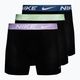 Чоловічі труси-боксери Nike Dri-Fit Essential Micro Boxer Brief 3 пари сині,зелені/фіолетові